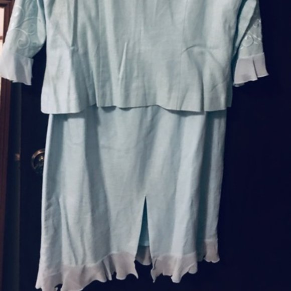 2 Piece-Dress Outfit Vintage Jessica Howard Woman 14-16 W Petite  **PLEASE READ - Picture 11 of 16